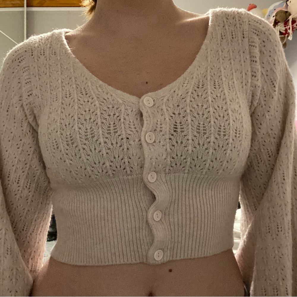 Cropped cardigan
